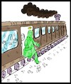Cartoon: end of travel (small) by Hossein Kazem tagged end,of,travel
