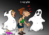 Cartoon: halloween (small) by Hossein Kazem tagged halloween