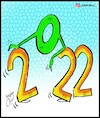 Cartoon: happy new year 2022 (small) by Hossein Kazem tagged happy,new,year,2022