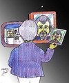 Cartoon: master Julian Pena-pai (small) by Hossein Kazem tagged master julian pena pai