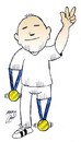 Cartoon: paralympic (small) by Hossein Kazem tagged paralympic