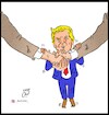 Cartoon: trump armenia azerbaijan (small) by Hossein Kazem tagged trump