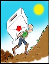 Cartoon: vote (small) by Hossein Kazem tagged vote