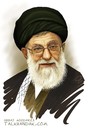 Cartoon: Imam Khamenei (small) by goodarzi tagged imam,khamenei,iran,goodarzi,abbas,art,sayyid,ali