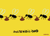 Cartoon: sustainability (small) by parentheses tagged flies shit nature sustainable