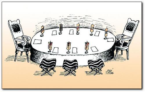 Cartoon: equal rights (medium) by penapai tagged chairs