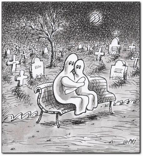 Cartoon: love (medium) by penapai tagged gost,geist,gespenst,friedhof,tod,untot,heimsuchen,spuken,poltergeist,verflucht,verdammt,grab,grabstein,parkbank,romanze,liebe,sex,rendezvous,beziehung,verliebt,nacht,halloween,grusel,furcht,erschrecken,schocken,fürchten,panik,bettlaken,besessen,ewigkeit,lang,zeit,jenseits,oktober,31,sommerende,totenfest,allerheiligen,verstorben