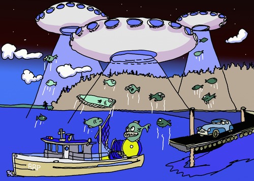 Cartoon: Alien fishing trip (medium) by tonyp tagged arp,liens,fish,fishing,trip