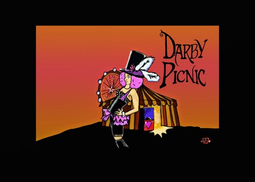 Cartoon: DARBY PICNIC (medium) by tonyp tagged arp,darby,picnic,girl