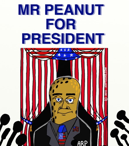 Cartoon: MR. PEANUT (medium) by tonyp tagged arp,mr,peanut,arptoons
