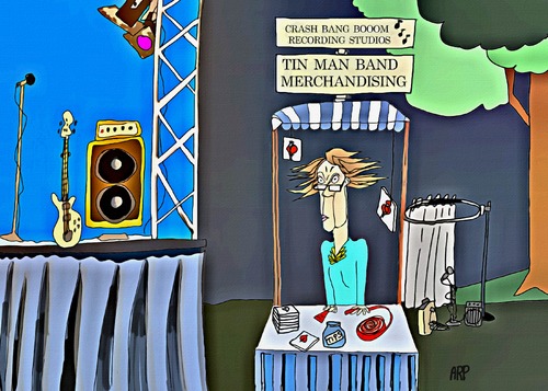 Cartoon: THE MUSIC BUSINESS (medium) by tonyp tagged arp,music,business,arptoon