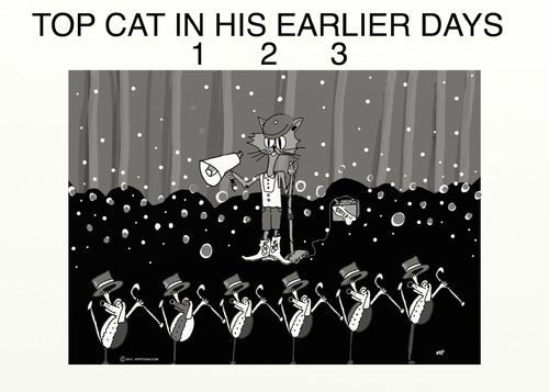 Cartoon: TopCat (medium) by tonyp tagged arp,cat,top,arptoons