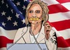 Cartoon: Bandaid Hillary (small) by tonyp tagged arp hillary usa election politics
