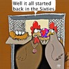 Cartoon: Chicken from the 60s (small) by tonyp tagged arp,chickens,eggs,arptoons