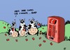Cartoon: Drinking with the cows (small) by tonyp tagged arp arptoons cows drinking pop farm