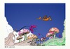 Cartoon: Dusk (small) by tonyp tagged arp,evenings,night,time,duck,butterfly,arptoons