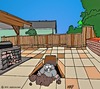 Cartoon: Mole digging up new tile (small) by tonyp tagged arp mole yard dig digging arptoons