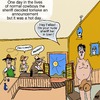 Cartoon: Nude Sheriff in Town (small) by tonyp tagged arp,arptoons,tonyp,sheriff,nude,cowboys