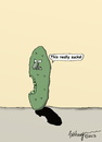 Cartoon: Pickle having a bad day (small) by tonyp tagged arp,arptoons,wacom,cartoons,pickle