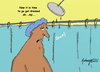 Cartoon: showering (small) by tonyp tagged arp,cartoons,ink,pencil,tonyp,old,man,water,polo