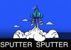 Cartoon: sputter sputter (small) by tonyp tagged arp space spaceship