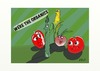 Cartoon: We are the organics (small) by tonyp tagged arp legs organics food farm
