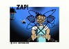 Cartoon: ZAP (small) by tonyp tagged fly,catch,swat,bug