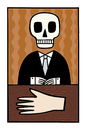 Cartoon: A big hand (small) by baggelboy tagged skull,hand