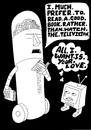 Cartoon: Artificial intelligence (small) by baggelboy tagged robot,tv