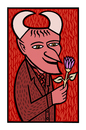 Cartoon: It must be love (small) by baggelboy tagged love,devil,flower