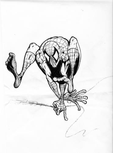 Cartoon: goofy spidey (medium) by Murangelo tagged comics,spiderman