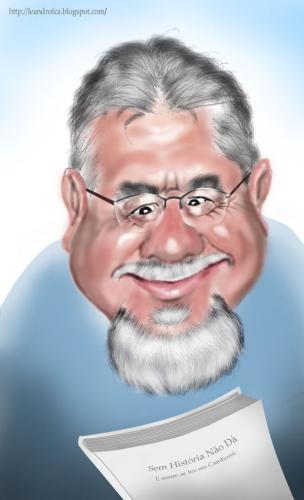 Cartoon: Caricatura de Jose Angelo Rebelo (medium) by leandrofca tagged caricature,illustration,art