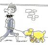 Cartoon: Collared. (small) by daveparker tagged hippy,dog,collars,