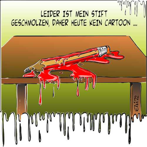 Cartoon: Hitzewitze (medium) by eisi tagged hitzerekorde