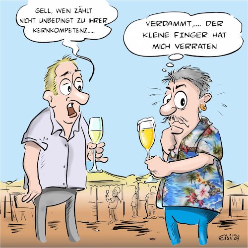 Cartoon: Weinfeste (medium) by eisi tagged wein,weinfest,bier