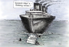 Cartoon: Eisberg voraus ! (small) by Jot tagged pegida,patrioten,idioten,demonstranten,volksverhetzung,straße,afd,demokratie,ausländerfeindlich,volk,pöbel,angst,haß,feindlich,mitläufer