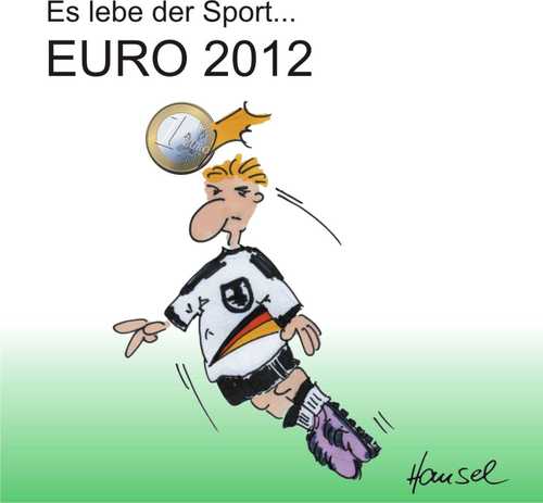 Cartoon: Euro 2012 (medium) by Hansel tagged em,2012,fußball,europameisterschaft,hansel,cartoons
