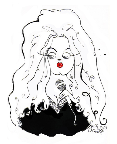 Cartoon: Adele (medium) by juniorlopes tagged adele,adele,kariktatur,musikerin,musik,star