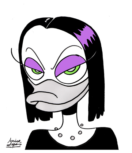 Cartoon: Kristin Scott Thomas (medium) by juniorlopes tagged kristin,scott,thomas,kristin,scott,thomas