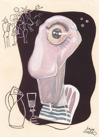 Cartoon: Picasso (medium) by juniorlopes tagged art,picassso,pablo picasso,spanien,konstruktivismus,abstrakt,modern,karikatur,illustration,hommage,portrait,künstler,maler,tahlidomida,spanische bürgerkrieg