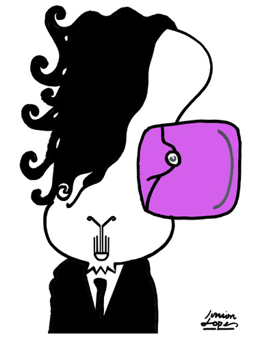 Cartoon: Tim Burton (medium) by juniorlopes tagged tim,burton,tim,burton