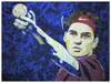 Cartoon: Roger Federer (small) by juniorlopes tagged tennis,illustration