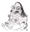 Cartoon: Ron Jeremy (small) by juniorlopes tagged porno,ron,jeremy