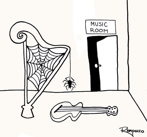 Cartoon: Spider (medium) by Marcelo Rampazzo tagged spider