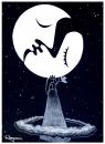 Cartoon: The Moon (small) by Marcelo Rampazzo tagged the moon
