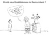 Cartoon: Kreditklemme (small) by Florian France tagged kredit,klemme,money,geld,omi,enkel,geldgeilheit,kreditwirtschaft,banken,bla