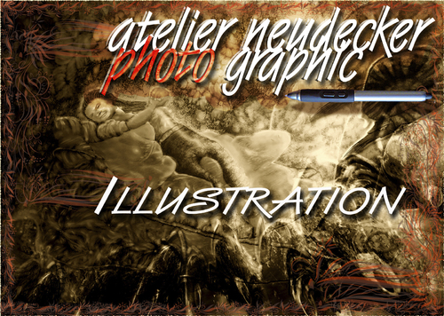 Cartoon: Atelier Neudecker  Logo (medium) by neudecker tagged logo,illustration,atelier