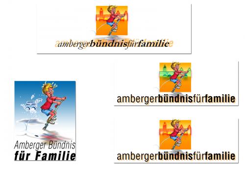 Cartoon: Jumper  logotype variationen (medium) by neudecker tagged jumper,pogostick,cartoon,comic