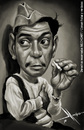 Cartoon: Mario Moreno Cantinflas (small) by Mecho tagged cantinflas comediant mexico