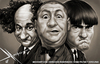 Cartoon: The Three Stooges (small) by Mecho tagged los,tres,chiflados,the,three,stooges,caricatures,caricature,tv